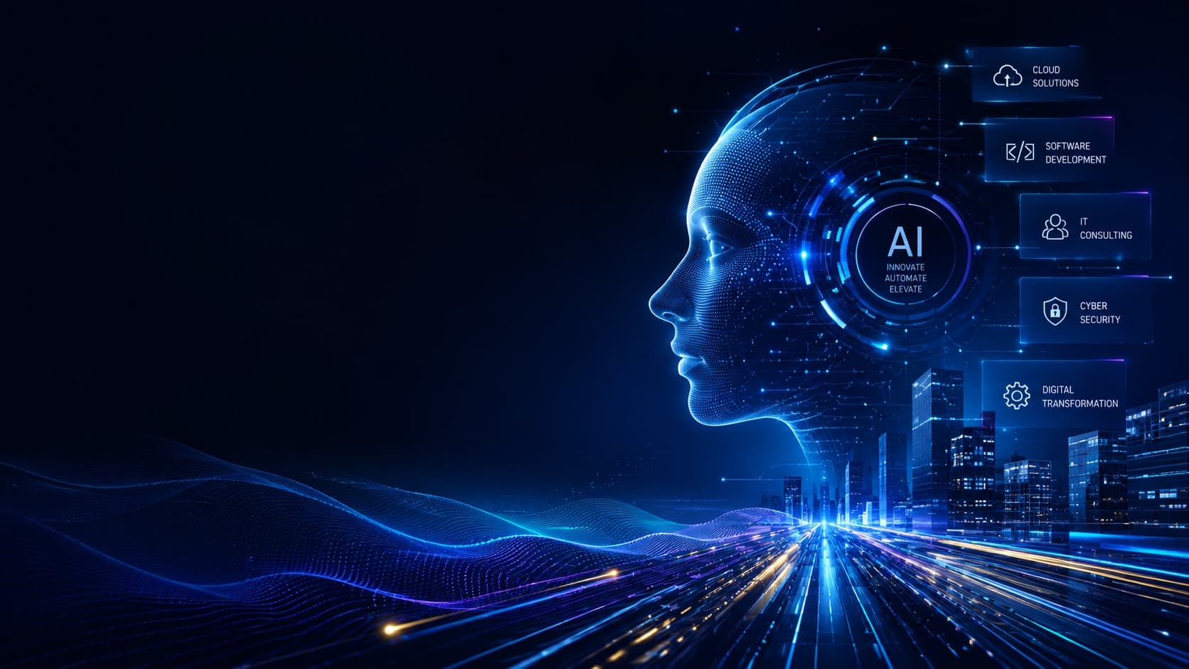 Aryavos capabilities: cloud solutions, software development, IT consulting, cyber security and digital transformation.